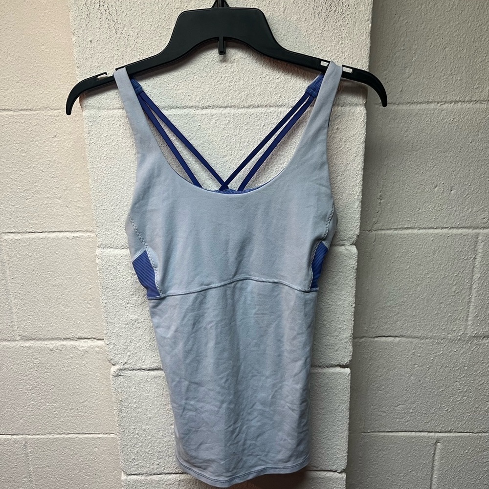 Athleta Light Blue Tank Top. Small - Picture 1 of 5